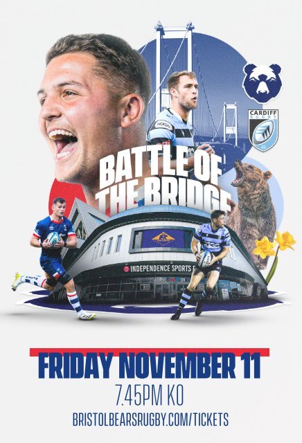 Matchday programme 2022/23: Bristol Bears vs Saracens