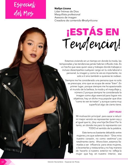 Íntimas de Dios Magazine - Noviembre 2022