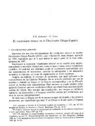 El vocabulario técnico en el Diccionario Griego-Español - DGE