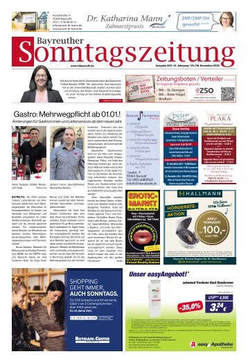 2022-11-06 Bayreuther Sonntagszeitung