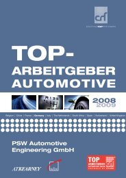 AUTOMOTIVE ARBEITGEBER - PSW automotive engineering GmbH