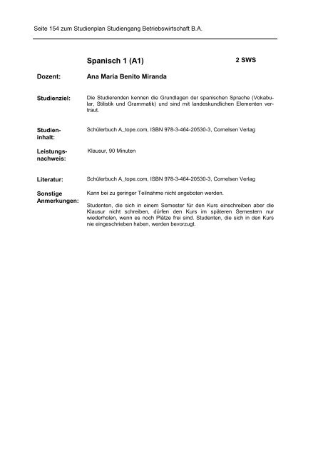 Studienplan Wintersemester 2012/2013 - Hochschule Ingolstadt