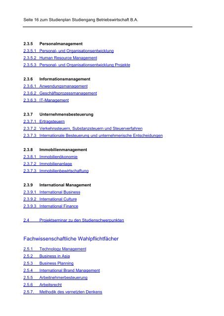 Studienplan Wintersemester 2012/2013 - Hochschule Ingolstadt