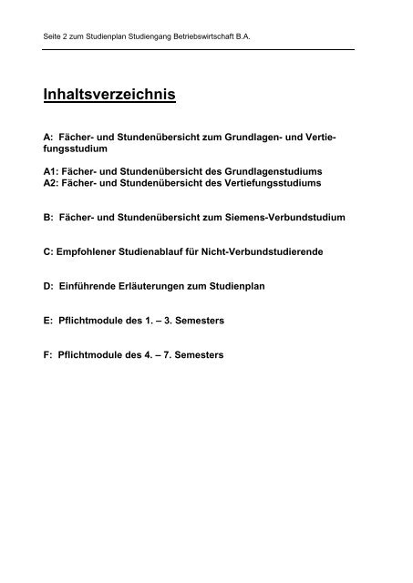 Studienplan Wintersemester 2012/2013 - Hochschule Ingolstadt