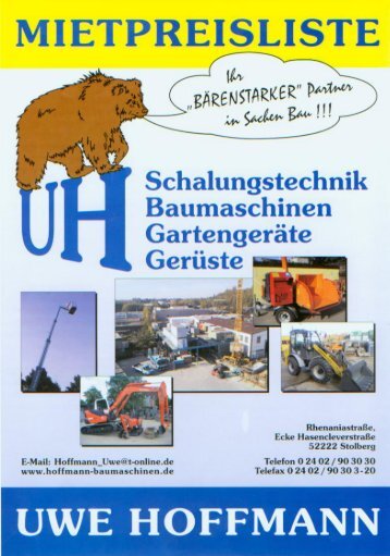 Untitled - Uwe Hoffmann Baumaschinen Vermietung