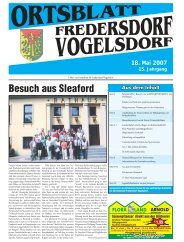 Der Frühling ist da! - Heimatverein Fredersdorf-Vogelsdorf