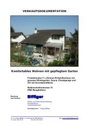 Komfortables Wohnen mit gepflegtem Garten - Bergdietikon