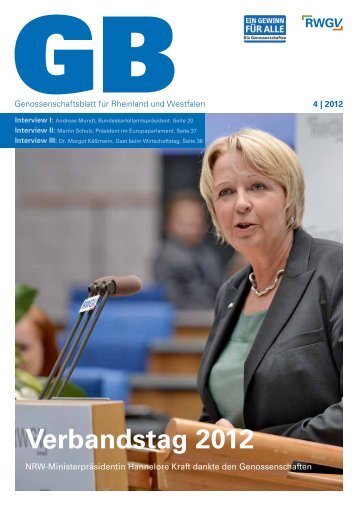 Genossenschaftsblatt 4/2012 - RWGV