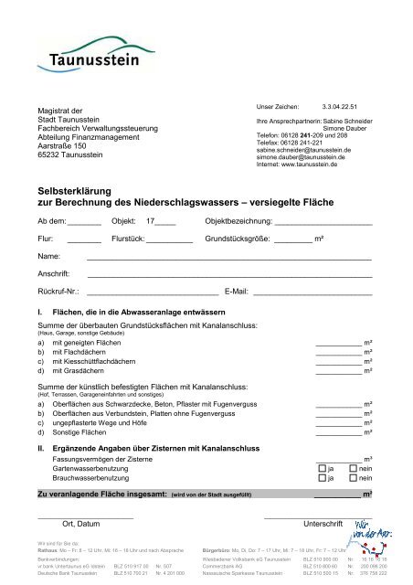 Versiegelte Flache Taunusstein