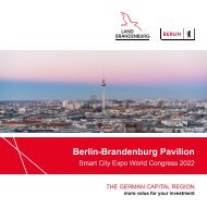 Berlin Brandenburg at Smart City Expo World Congress 2022