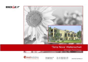 'Terra Nova' Waltenschwil - BauLerchManagement AG