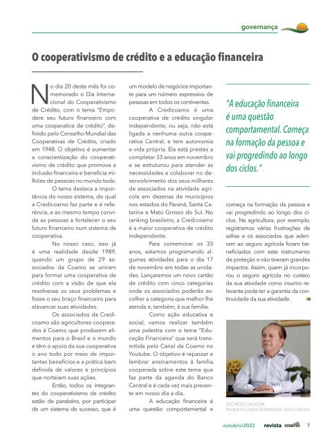 Revista Coamo - Outubro de 2022