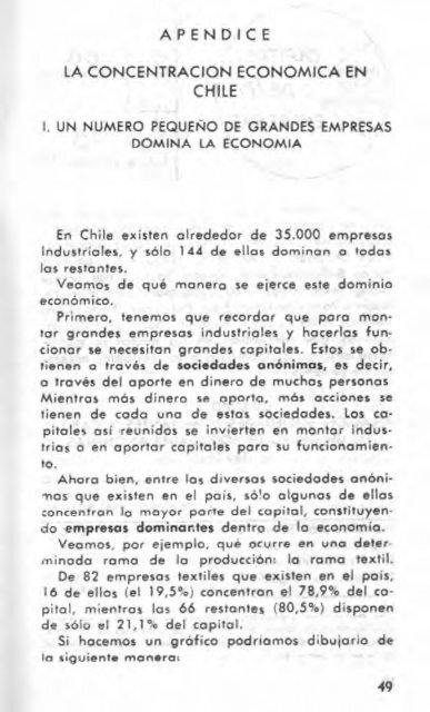 Monopolios y miseria- CEP 3 - Salvador Allende