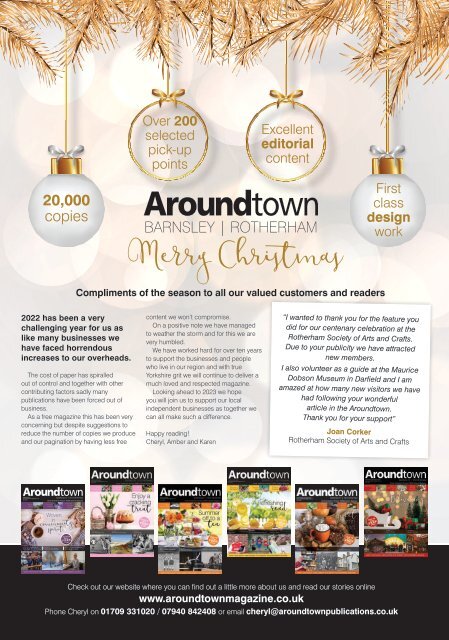Aroundtown Magazine November/December 2022 Edition