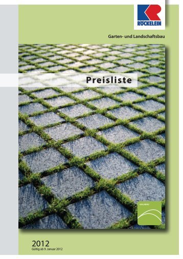 Preisliste - Kaspar Röckelein KG