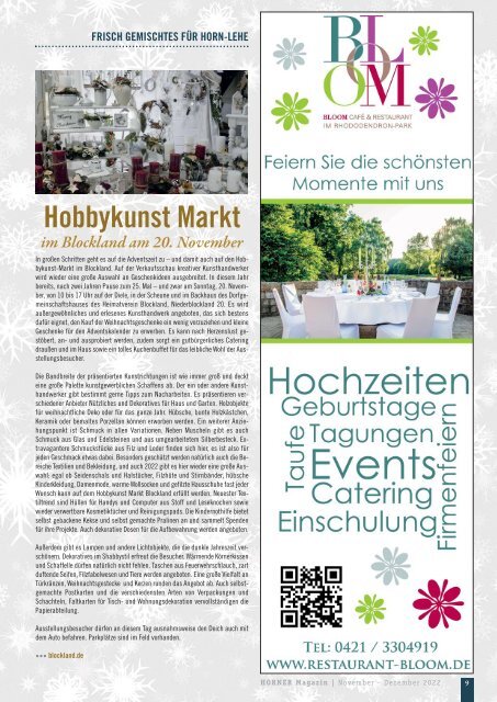 HORNER Magazin | November - Dezember 2022