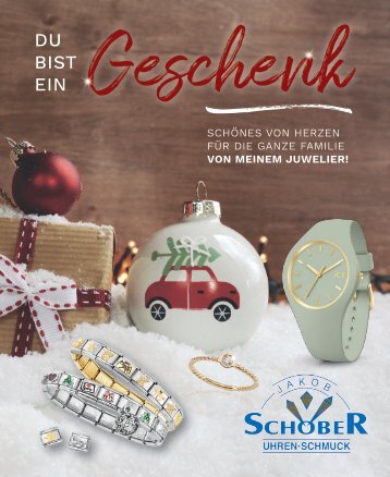 Weihnachtsjournal Schober Uhren & Schmuck 