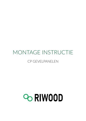 RIWOOD CP montage instructies