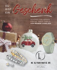 Weihnachtsjournal Kummer Uhren & Schmuck 