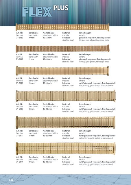 EULIT-Uhrbandkatalog 2023