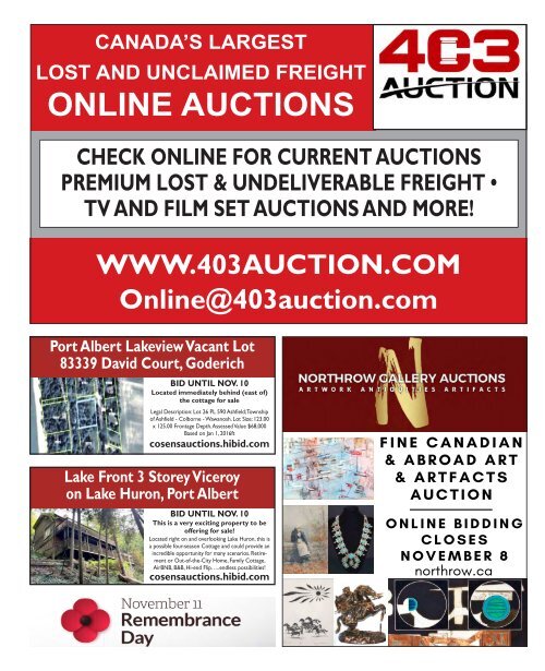 Woodbridge Advertiser/AuctionLists.ca - 2022-11-08