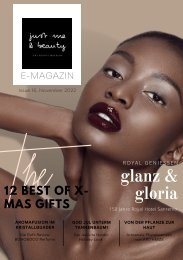 just me & beauty E-Magazin Issue N°16 November 2022