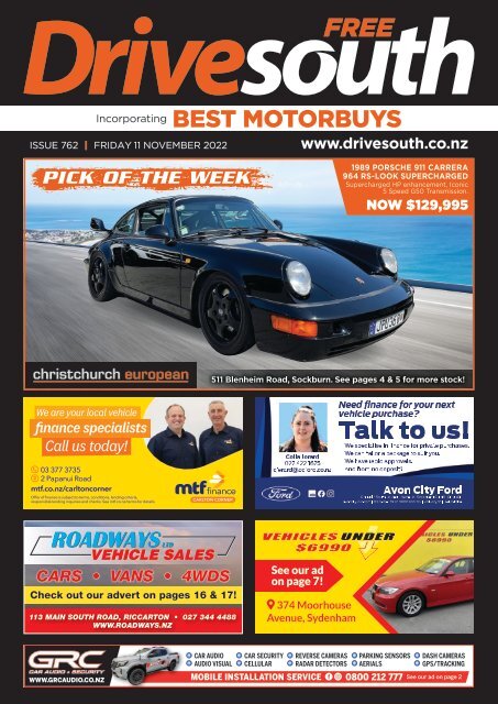 Drivesouth - Best Motor Buys: November 11, 2022