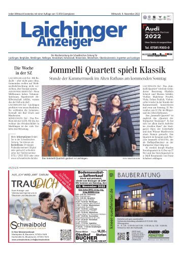 Laichinger Anzeiger 09.11.2022