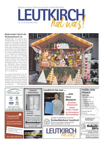 Leutkirch hat was 09.11.2022