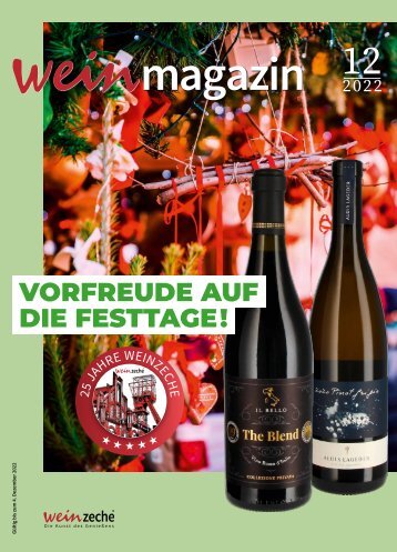 Weinzeche Weinmagazin 12_2022 – Die Kunst des Genießens