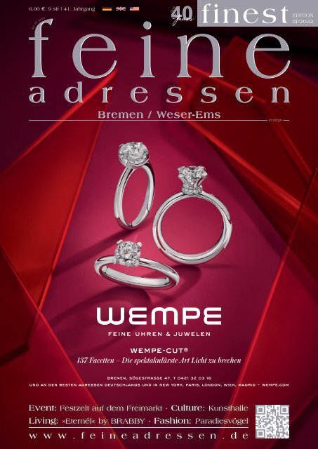 »feine adressen – finest« – Bremen Edition III/2022