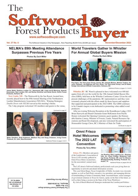The Softwood Forest Products Buyer - November/December 2022