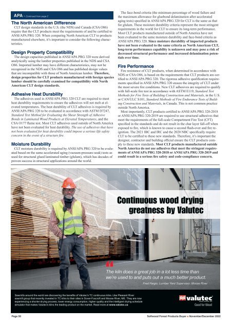 The Softwood Forest Products Buyer - November/December 2022