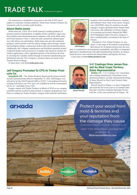 The Softwood Forest Products Buyer - November/December 2022