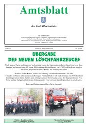 Amtsblatt der Stadt Blankenhain
