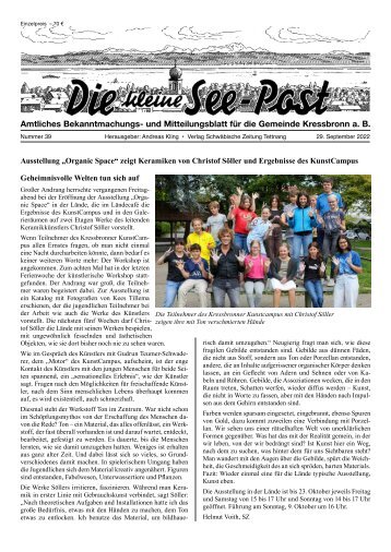 Die kleine See-Post 29.09.2022