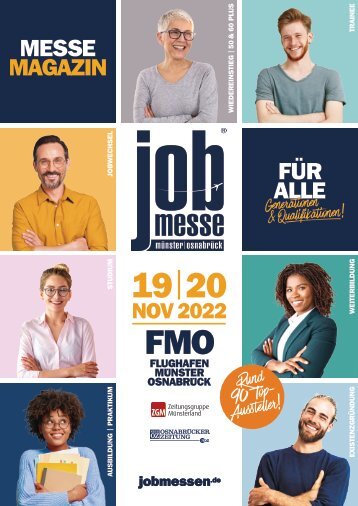Das MesseMagazin der jobmesse münster | osnabrück 2022