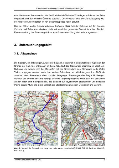 Gewässerökologisches Gutachten - Bundesministerium für Verkehr ...