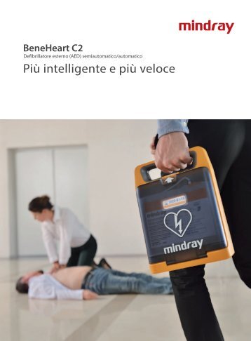 MINDRAY Defibrillatore DAE BeneHeart C2  - Brochure con specifiche tecniche