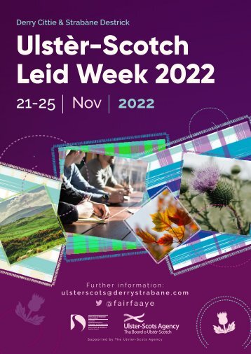 Ulster-Scotch Leid Week - Derry Cittie & Strabane Destrick Cooncil