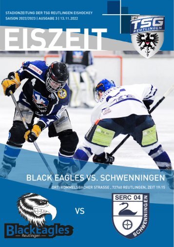 TSG Black Eagles vs SERC Schwenningen Wild Wings 13 11 2022