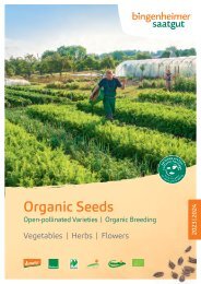Bingenheimer Saatgut AG - Catalogue Organic Seeds 2023/2024