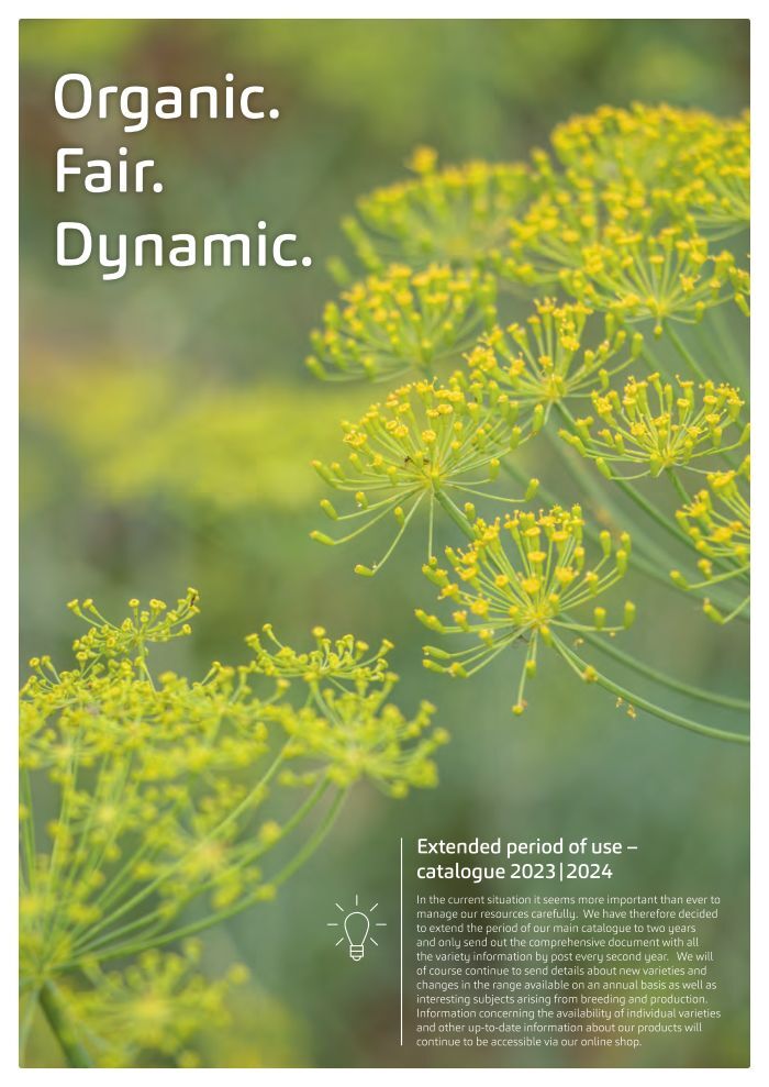 Bingenheimer Saatgut AG - Catalogue Organic Seeds 2023/2024