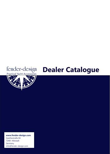 Dealer Catalogue fender-design