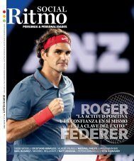 Ritmo Social - Portada Roger Federer