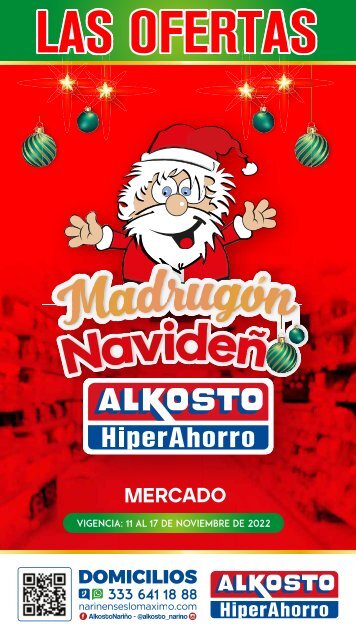 Madrugón Navideño Mercado - Vigencia del 11 al 17 de Noviembre