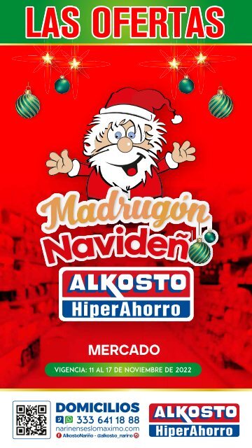 Madrugón Navideño Mercado - Vigencia del 11 al 17 de Noviembre