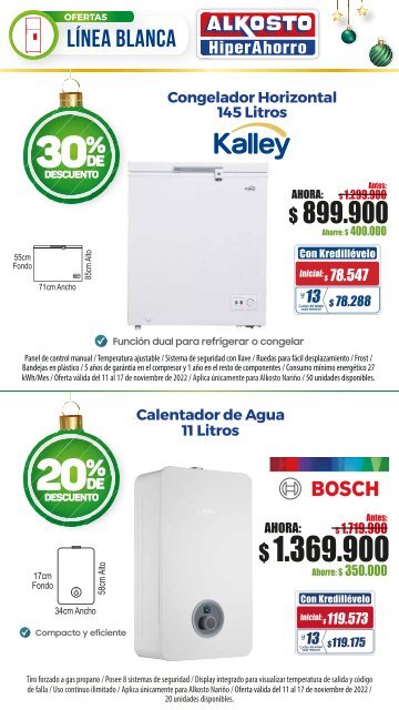 Madrugón Navideño Electrónica - Vigencia del 11 al 17 de Noviembre