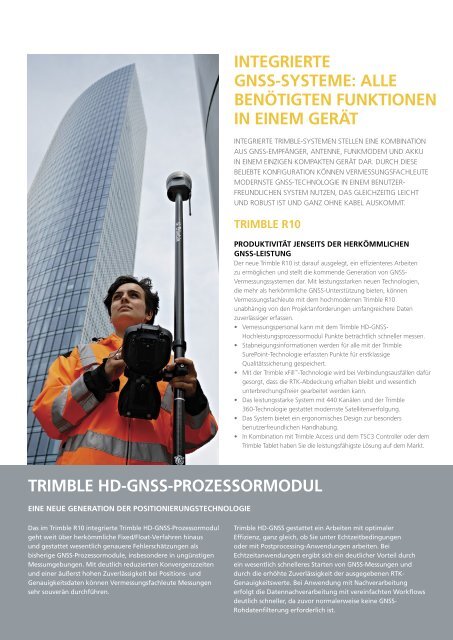 trimble gnss-systeme - Herzog Vermessungstechnik GmbH