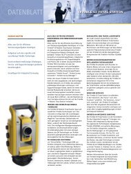 datenblatt trimble s3 total station - Herzog Vermessungstechnik GmbH